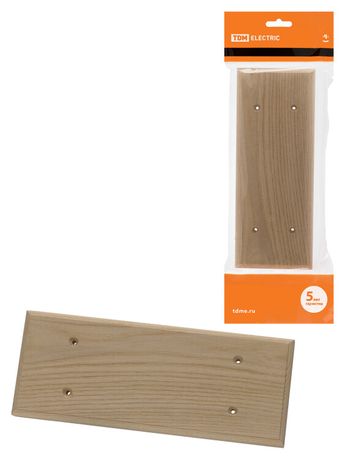 Накладка на бревно деревянная универсальная НБУ 1Пх3 280 мм, под покраску | SQ1821-0321 TDM