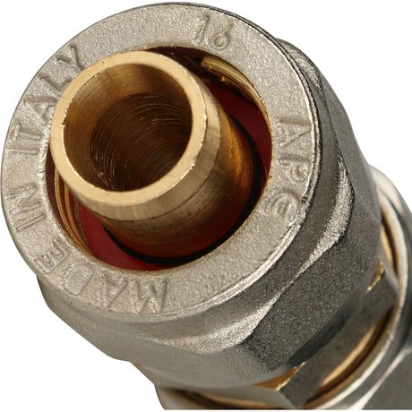 Муфта соединительная 16х16 для металлопластиковых труб винтовой - RG008S9DIN4U32 STOUT SFS-0005-000016
