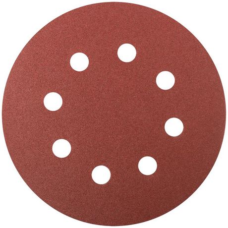 Круги шлифовальные с отверстиями (липучка), алюминий-оксидные, 125 мм, 5 шт Р 120 - 39666 РОС
