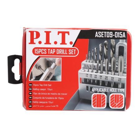 Набор сверл 15 предметов - ASET09-015A PIT