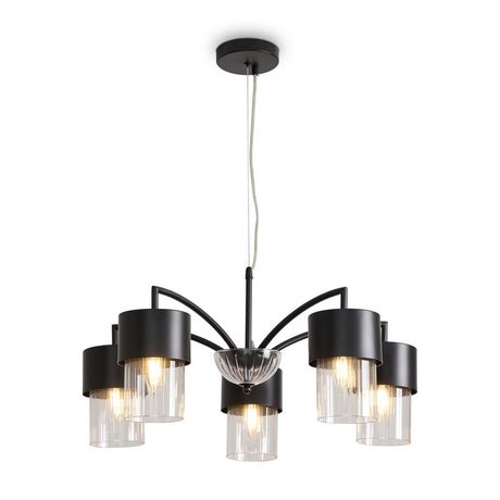 Светильник подвесной Lumin 5х40Вт E14 IP20 Freya FR5515PL-05B