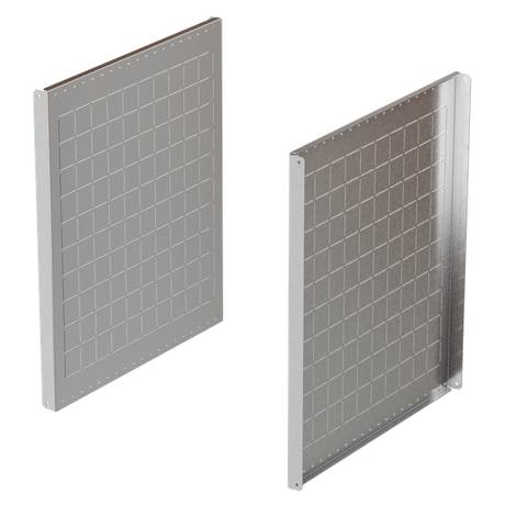 Панели боковые для секционирования В600 Г600 мм (2 шт) AleSta | AleSta-PCV66 EKF