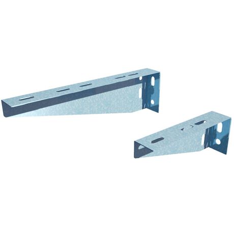 Консоль с опорой KSP200 200мм горячеоцинкованная - HD КМ-Профиль LO4662