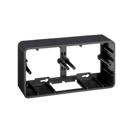 Коробка для наружн. монтажа на 2-мод. K45 графит Simon Connect R450-14