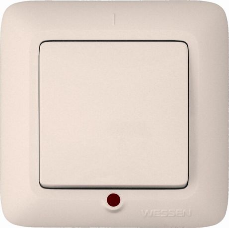 Выключатель 1-кл. СП Прима 6А IP20 с индикацией сл. кость (опт. упак.) SchE S16-053-S APC