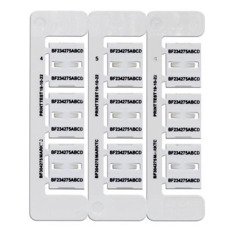 Маркировка бабочка Dкаб=4.2-7.5мм L=23мм,(9шт на пластине) - BF234275 ДКС