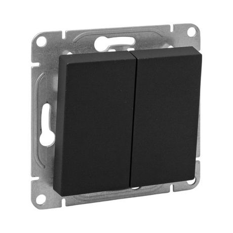 Выключатель перекрестный 2-кл. СП Эпика механизм черн. EKF UP1-SWB-22