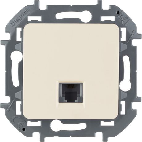 Телефонная розетка RJ11 Inspiria слоновая кость | 673821 Legrand