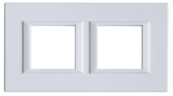 Рамка 2+2мод. Axolute прямоугол. горизонт. бел. Leg BTC HA4802M2HHD Legrand