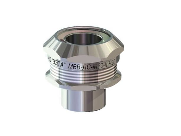 Муфта вводная МВВ-ЛР-М32-МР32 IP67 ГОФРОМАТИК с внутренней резьбой - zeta45300 ЗЭТА
