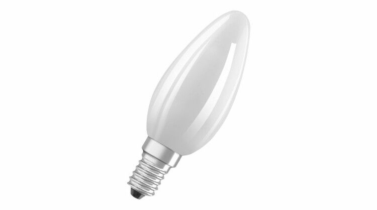 Лампа светодиодная LED 6,5W Е14 PARATHOM CLB GL FR (замена 60Вт) теплый белый свет,матовая Osram - 4058075288423