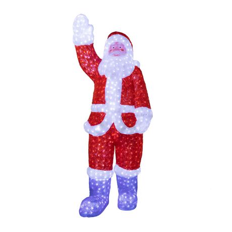 Акриловая светодиодная фигура "Санта Клаус" 210см, IP44 понижающий трансформатор в комплекте, | 513-182 NEON-NIGHT