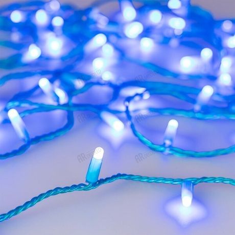 Светодиодная гирлянда ARD-STRING-CLASSIC-10000-BLUE-100LED-MILK-FLASH Blue (230V, 7W) (Ardecoled, IP65) | 031199 Arlight