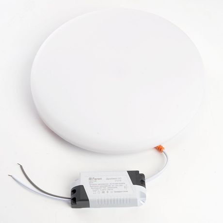 Светодиодный светильник AL509 встраиваемый с регулируемым монтажным диаметром (до 170мм) 26W 6400K белый | 41214 Feron