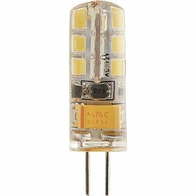 Лампа светодиодная LB-422 (3W) 12V G4 6400K капсула силикон 11x38mm | 25533 FERON 48LED