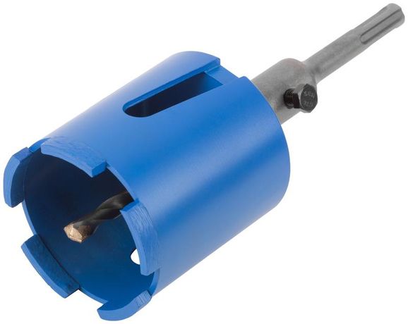 Коронка кольцевая по бетону алмазная безударная в сборе SDS-PLUS 5 зубьев 68мм MOS 33472М