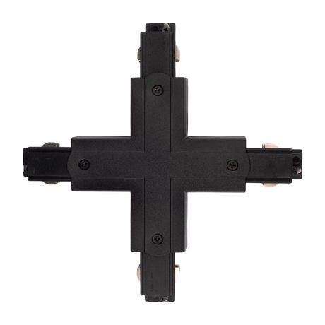 Коннектор черный X-образн. для 3Ф шинопровода 3P PTR CX-BL - 5063310 Jazzway