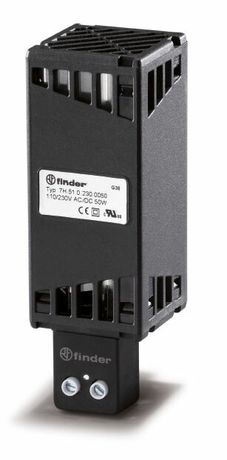 Электронагреватель щитовой электропитание 110-250В AC/DC тепловая мощность 50Вт установка на рейку 35мм IP20 - 7H5102300050 FINDER