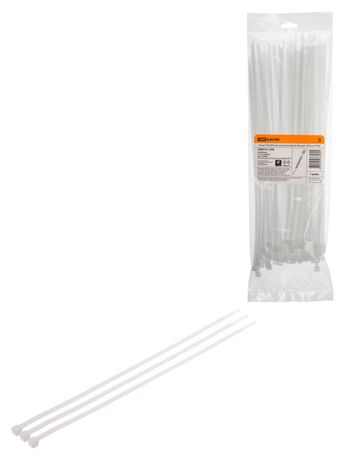 Хомут 4,8х300 мм морозостойкий (белый) (100 шт) | SQ0515-1109 TDM