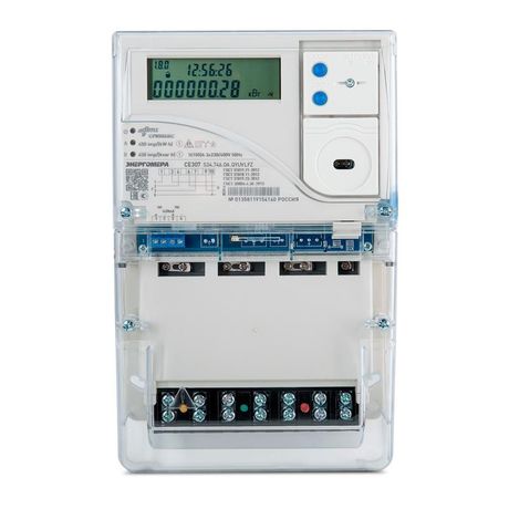 Счетчик трехфазный многофункциональный CE307 S34.746.OA.QYUVLFZ SPds с модулем связи RS-485 - 101004007013543 Энергомера