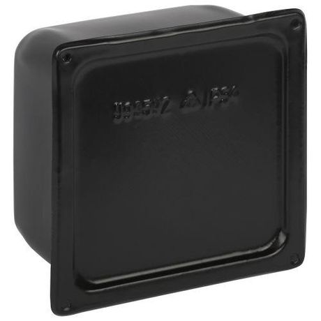 Коробка протяжная Y-995-150-150-100-54 металлическая У-995 с уплотнителем 150х150х100мм черная IP54 | Б0062810 ЭРА