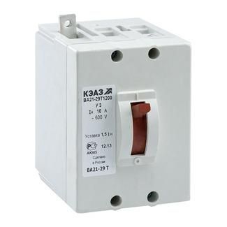 Выключатель автоматический ВА21-29Т-121810-63А-6Iн-600DC-НР24AC/DC-У3 (техпредписание)| 283861 | КЭАЗ