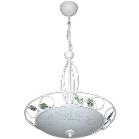 Светильник "Лара" 300 НСБ 01-2х60-119 корпус "Флора" ИУ глянцевый бел. Элетех 1005251592