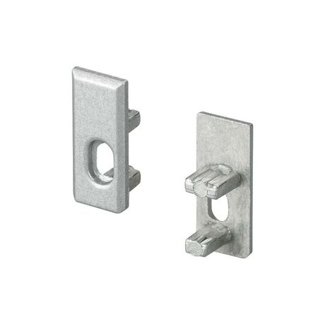 Заглушка ALU-NANO с отверстием левая (ARL, Металл) - 024187 Arlight