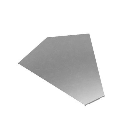 Крышка горизонтольного угла 45 гр. 500 мм ПЛЮС HD85 - PL15862 КМ-Профиль