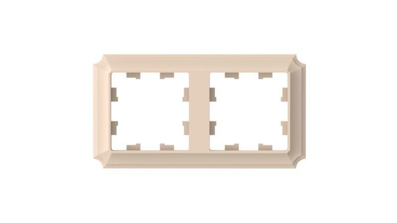 Рамка 2-пост. AtlasDesign Antique универс. песочн. SE ATN101202 APC