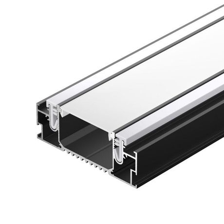 Профиль STRETCH-41-CEIL-CENTER-2000 BLACK L2000 алюм. Arlight 055206