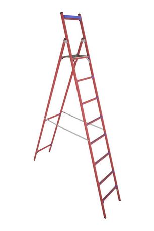 Стремянка диэлектрическая ССД-2.0 Т с симметричной опорой стеклопластик. Антиток Д413788 Диэлектрик