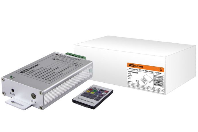 Контроллер для светодиодных модулей RGB RF-180-RGB-IP20-12V | SQ0331-0057 TDM ELECTRIC
