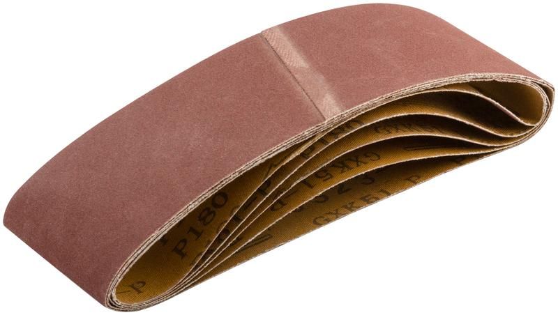 Лента шлифовальная бесконечные водостойкие на тканевой основе (уп.5шт) 75х533мм Р 180 FIT 39698 РОС