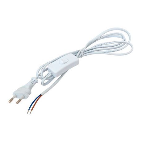 Шнур для бра с выключателем 2 м 2*0,5 мм2 | ASB-610 EKF