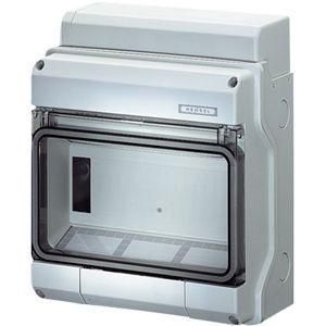 Бокс ОП IP65 9м сер./дым. двер. KV 9109 HENSEL 6100058