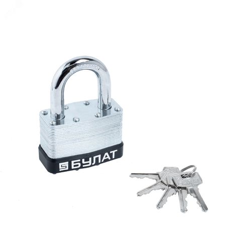 Замок навесной БУЛАТ ВС 0165 стальной 5кл. d=11мм - 13447 ПТК