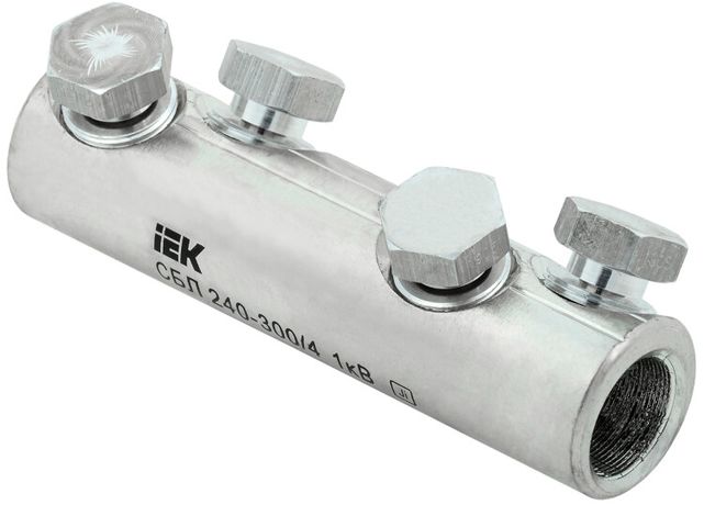 Соединитель болтовой луженый СБЛ 240-300/4 1кВ | UCB11-240-300-04-01 IEK
