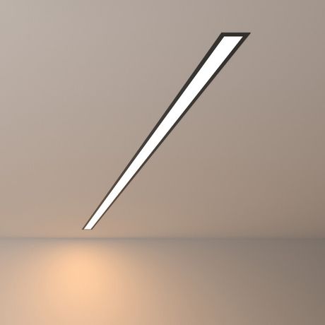 Светильник светодиодный встраиваемый линейный 128см 25W 3000К черный матовый (100-300-128) | a040153 Elektrostandard