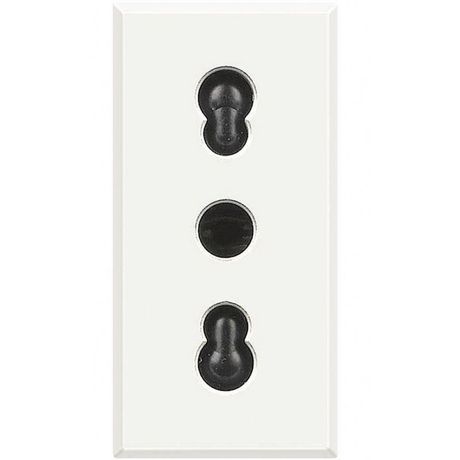 Розетка 1-м СП 1мод. Axolute 16А IP20 250В 2P+E экранир. контакты бел. Leg BTC HD4180 Legrand