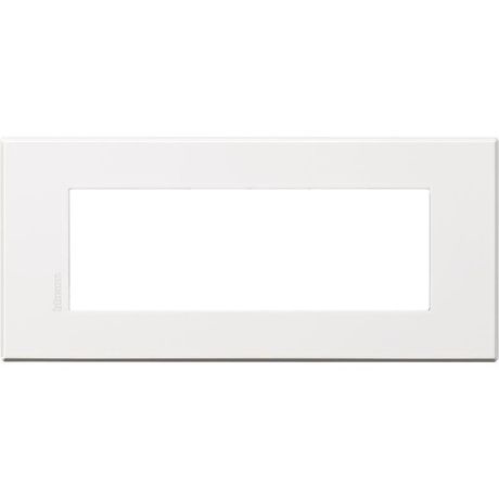 Рамка AXOLUTE Air, итальянская модульность, 6 модулей, матовый белый - HW4806AW Legrand