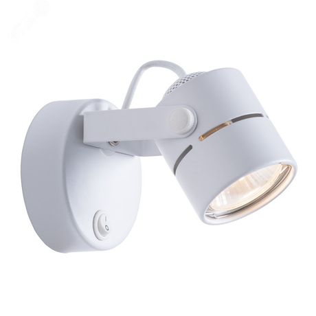Спот MIZAR GU10 1х50Вт Металл Белый - A1311AP-1WH Arte Lamp