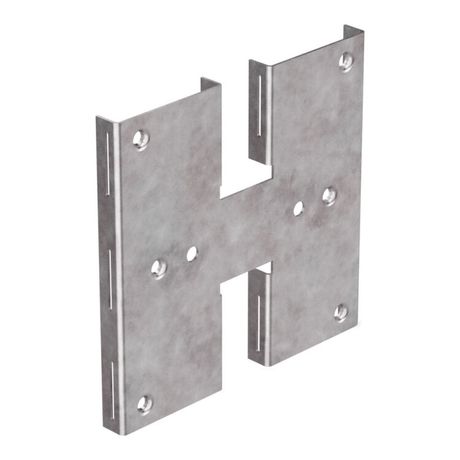 Монтажная пластина для наружного монтажа распределительных коробок к вертикальным и горизонтальным опорам | PR80.0163 Промрукав Строитель