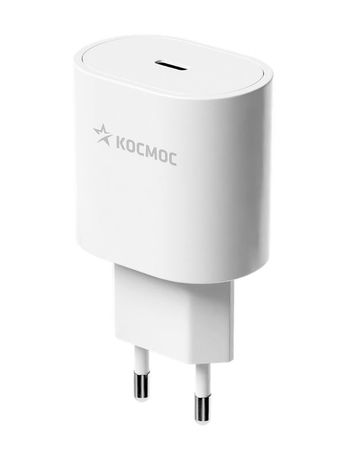 Устройство зарядное сетевое для смартфонов TYPE-C 20W КОСМОС KHCH20WTC
