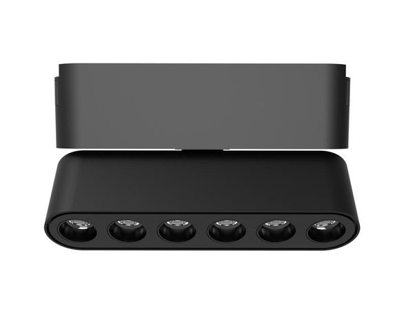 Светильник светодиодный трековый MTR16 1306R 6Вт 4000К spot 36град. BL IP20 низковольтный Pro черн. JazzWay 5056978