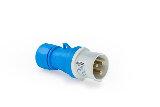 Корпус с вилкой стандарт CEE 3х16А (2P+E) EMAS ECE316V4FU