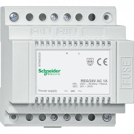 ИСТОЧНИК ПИТАНИЯ REG, AC 24 В/ 1А | MTN663529 Schneider Electric