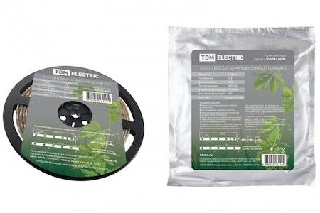 Лента светодиодная SMD5050 14,4Вт 12В желтый IP20 5м | SQ0331-0077 TDM