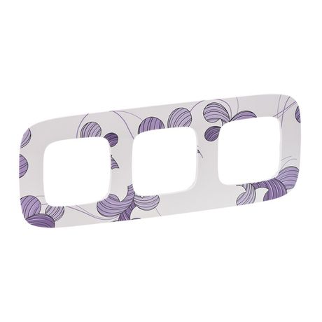 Рамка 3-м Valena Allure универсальная флора Leg 754363 Legrand