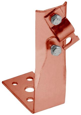 Держатель проводника круглого 6-10мм винтовой угловой h=150мм медь IEK - ZDP87-50-1-16-150